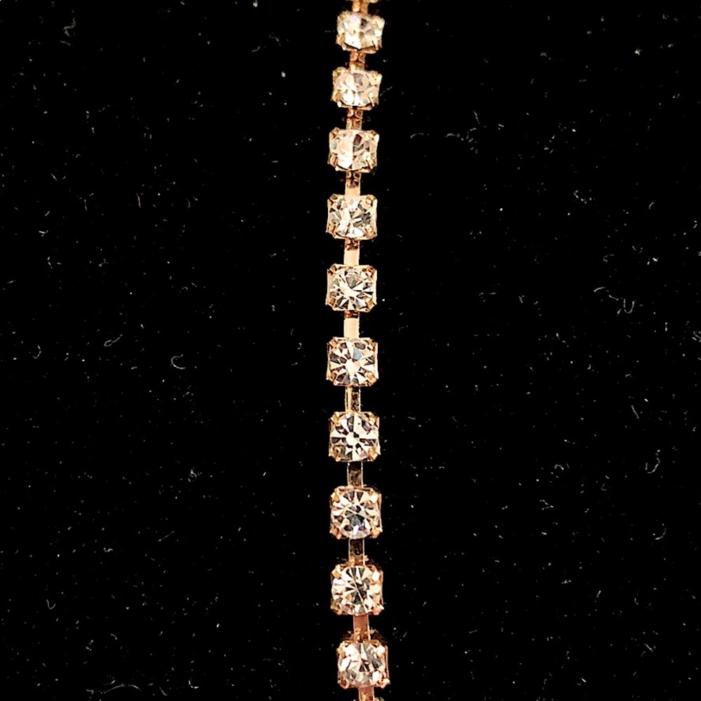 Vintage Avon faux diamond tennis bracelet